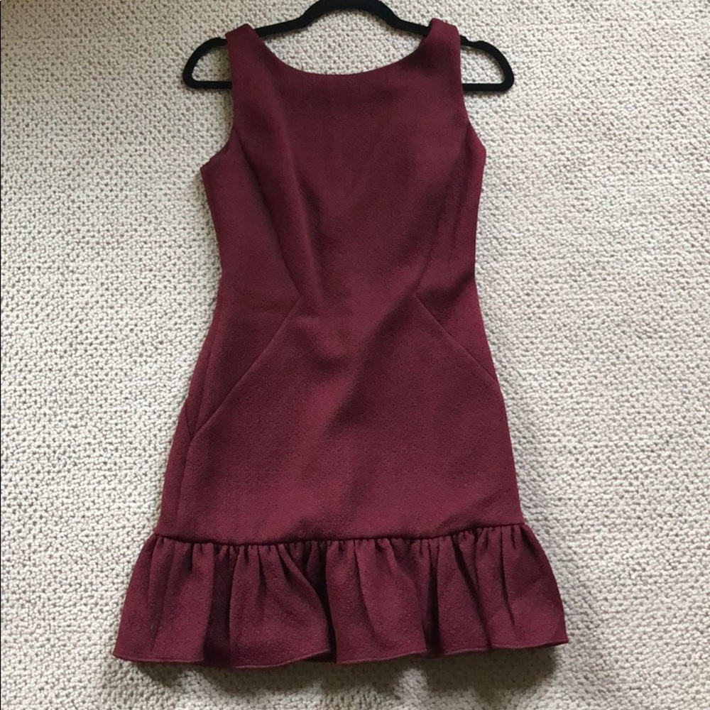 Rachel Zoe drop waist ruffle dress, 0